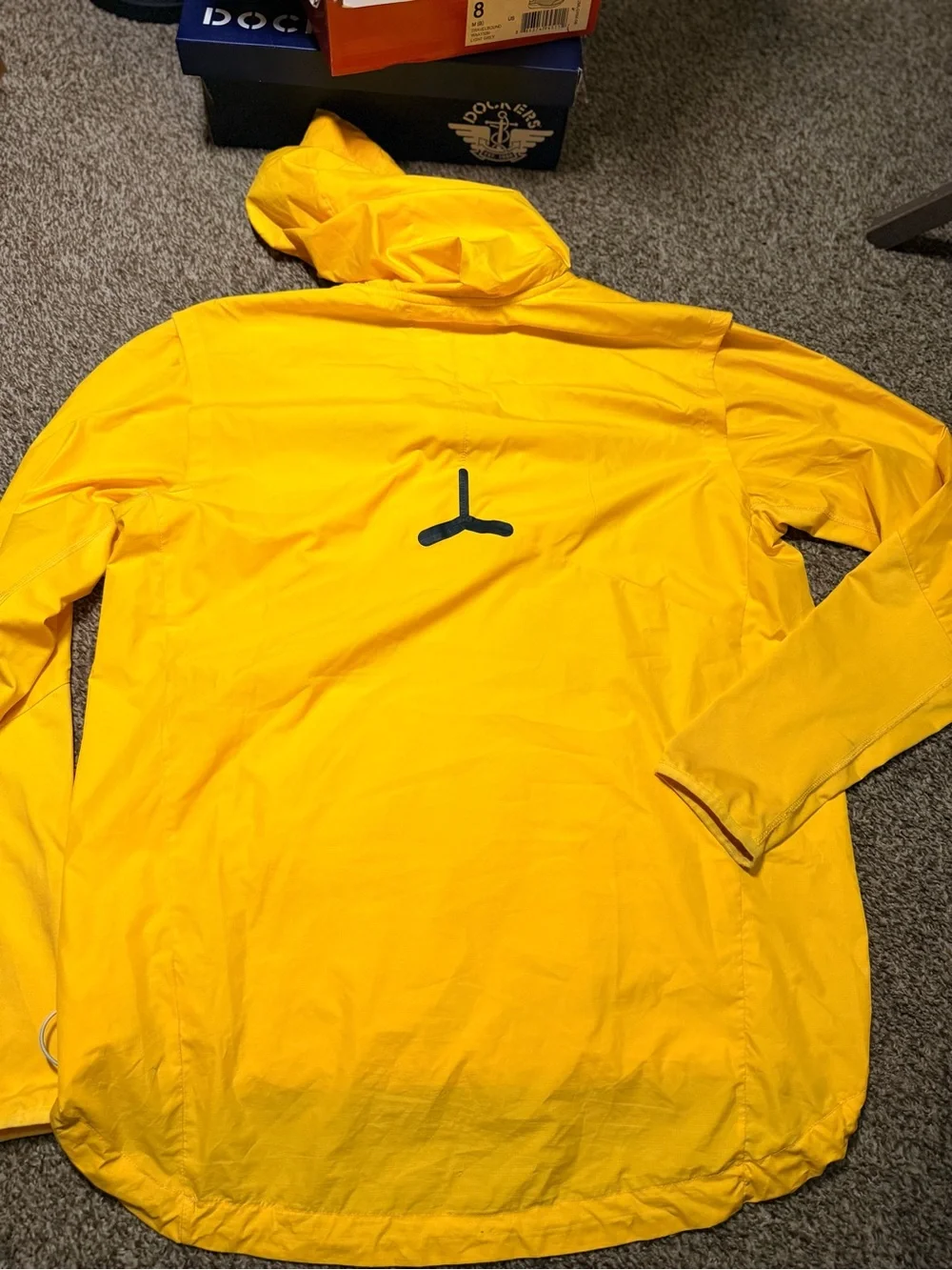 Jordan x Michigan Wolverines half-zip hooded Windbreaker-Medium